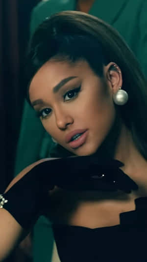 Ariana Grande Positions Elegant Portrait Wallpaper