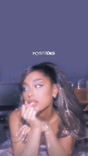 Ariana Grande Positions Promotional Image Wallpaper