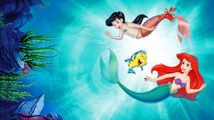 Ariel With Melody Wallpaper