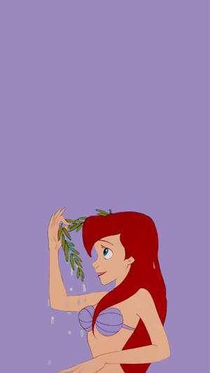 Ariel With Seaweed Wallpaper