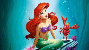 Ariel With Sebastian Wallpaper