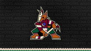 Arizona Coyotes Colorful Logo Wallpaper