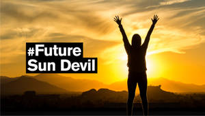 Arizona State University Future Sun Devil Silhouette Wallpaper