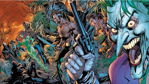 Armed Joker Comic Book Wallpaper