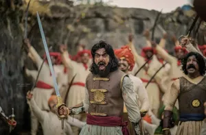 Armed Sambhaji Maharaj Actor Wallpaper