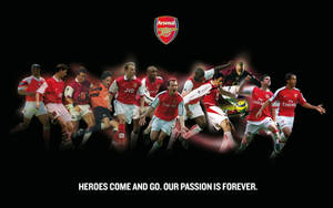 Arsenal Quote Digital Poster Wallpaper