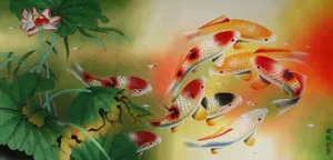 Art Beautiful Fish Wallpaper
