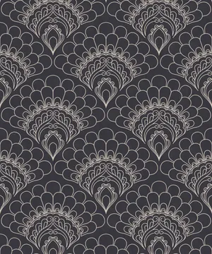 Art Deco Boho Pattern Wallpaper