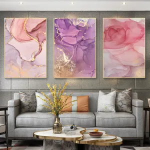 Art Rose Gold Marble Wallpaper