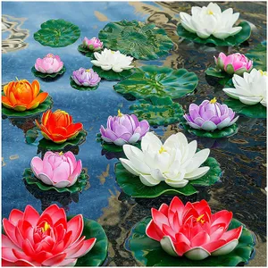 Artificial Foam Water Lilies Wallpaper