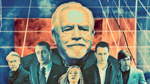 Artistic Roy Family From Succession Wallpaper