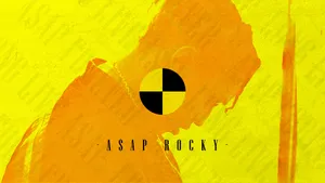 Asap Rocky Testing Orange Figure Wallpaper