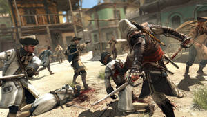 Assassin's Creed Black Flag Deadly Fight Wallpaper