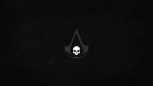 Assassin's Creed Logo In Solid Black Wallpaper