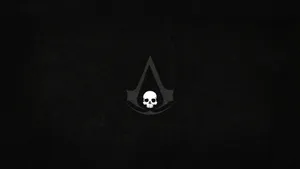 Assassin's Creed Logo In Solid Black Wallpaper