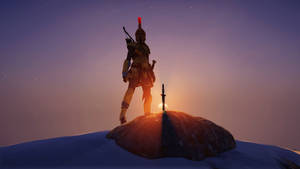 Assassin's Creed Odyssey Kassandra At Mountain Wallpaper