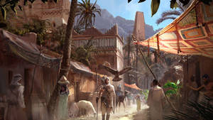 Assassin's Creed Origins Town Wallpaper