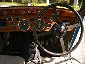 Aston Martin, Mkii, 1934, Salon, Steering Wheel, Speedometer Wallpaper