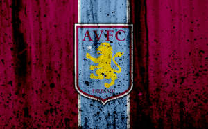 Aston Villa Fc Splatter Wallpaper