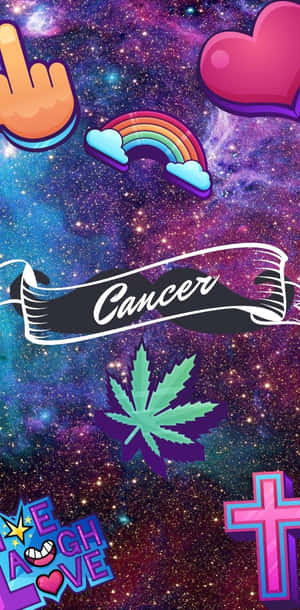 Astrological Representation Of The Cancer Zodiac Sign Wallpaper