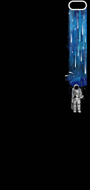 Astronaut And Umbrella Galaxy S10 Wallpaper