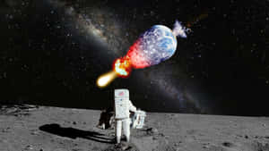 Astronaut Desktop | Dream Of Exploring Space Wallpaper