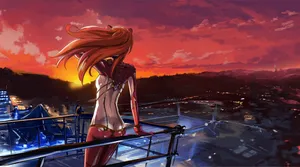 Asuka Sohryu Neon Genesis Evangelion Wallpaper