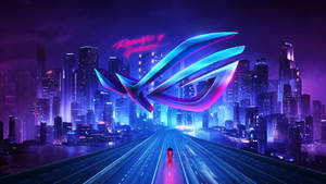 Asus Futuristic City Wallpaper
