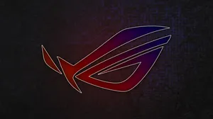Asus R O G Logo Dark Background Wallpaper
