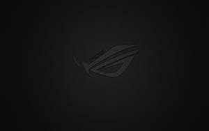 Asus Rog 4k Gaming Black Logo On Black Wallpaper