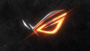 Asus Rog 4k Gaming Burning Logo Wallpaper
