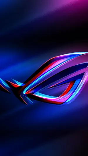 Asus Rog Logo On A Dark Background Wallpaper
