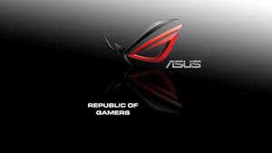 Asus Rog Logo With Light Wallpaper
