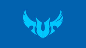Asus T U F Gaming Logo Blue Background Wallpaper