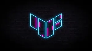 Asus T U F Gaming Logo Neon Wallpaper Wallpaper