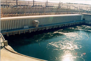 Aswan High Dam Sunlight Wallpaper