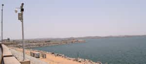 Aswan High Dam Surveillance Wallpaper