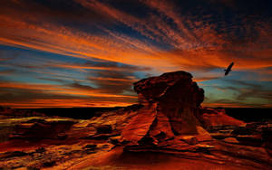 Atacama Desert Beautiful Sunset Wallpaper