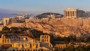 Athens Greece Ancient Site Wallpaper