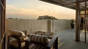 Athens Luxurious Hotel View Wallpaper