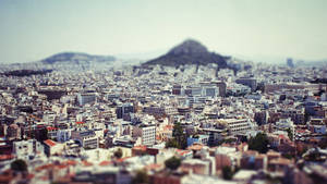 Athens Mount Lycabettus Wallpaper