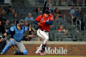 Atlanta Braves Player Joc Pederson Wallpaper