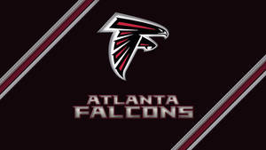 Atlanta Falcons Captioned Logo Wallpaper