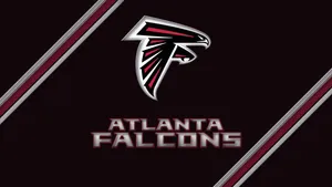 Atlanta Falcons Captioned Logo Wallpaper