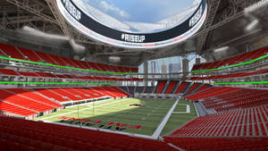 Atlanta Falcons Empty Stadium Wallpaper