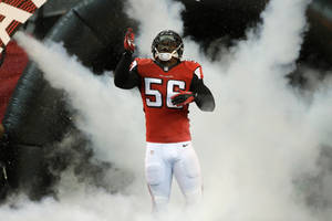 Atlanta Falcons Sean Weatherspoon Entry Wallpaper