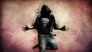 Attitude Boy Wearing Black Hoodie Wallpaper