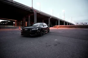 Audi Train Bridge Wallpaper