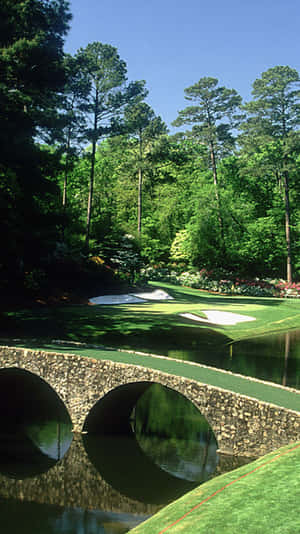 Augusta National Iphone With Stone Bridge Wallpaper