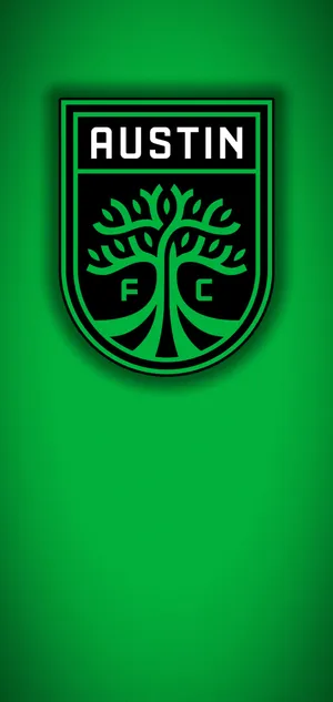 Austin Fc Soccer League Green Logo Wallpaper